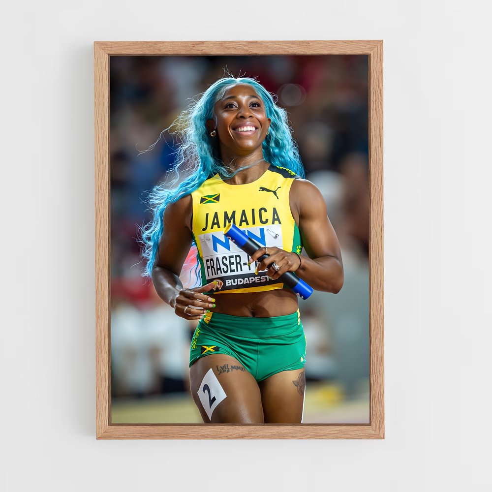 Poster Sprinting Queen – affiche Athlétisme (vue 4)